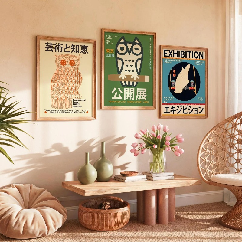 Japanese Exhibition Wall Poste - Japanese Tokyo Lifestyle 评论和价格