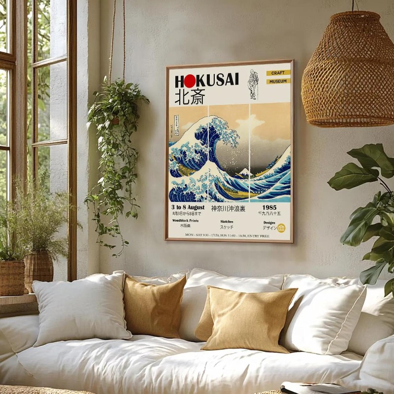 Japanese Exhibition Wall Poste - Japanese Tokyo Lifestyle 评论和价格