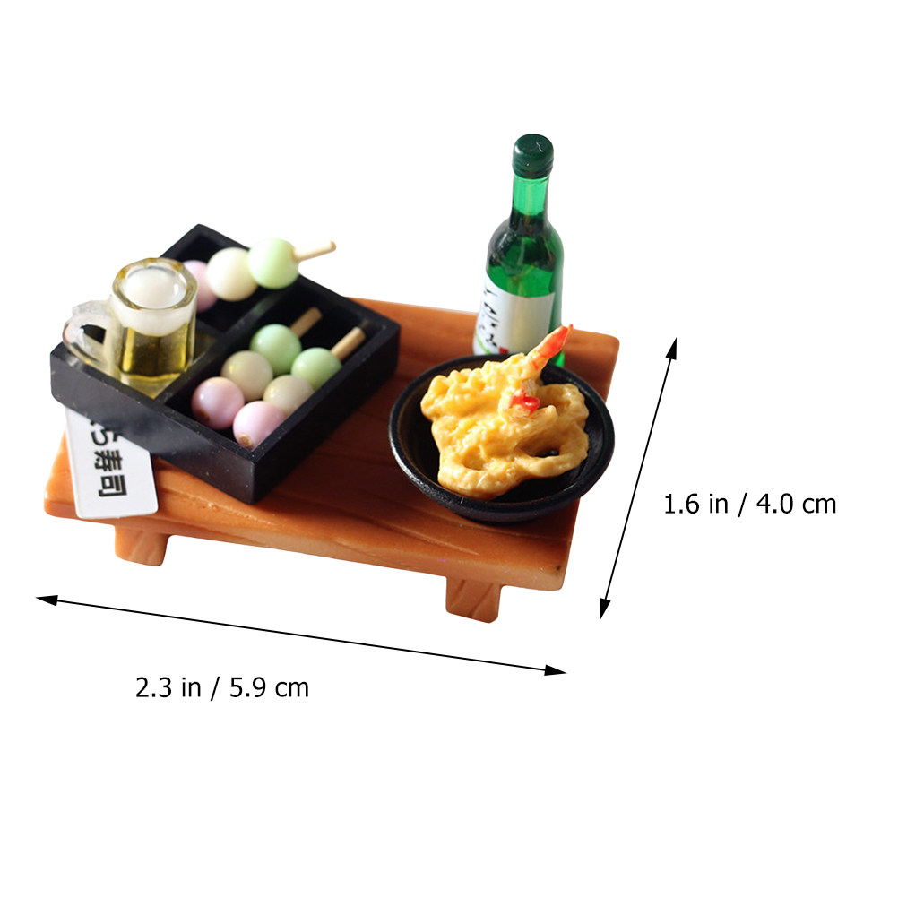 3Pcs Mini Sushi Realistic Deco - Japanese Food Lifestyle 评论和价格